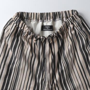 P-384 Striped Easy Pants　STRIPE No.12