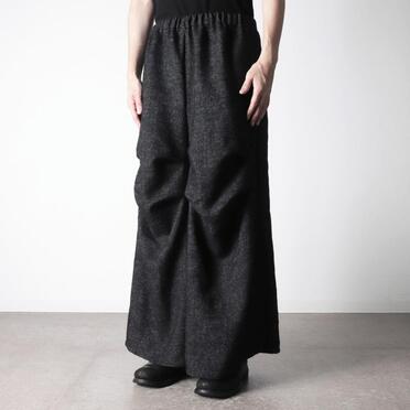 P-706 Knee-Tucked Easy Pants　DARK GRAY No.16