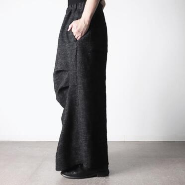 P-706 Knee-Tucked Easy Pants　DARK GRAY No.17