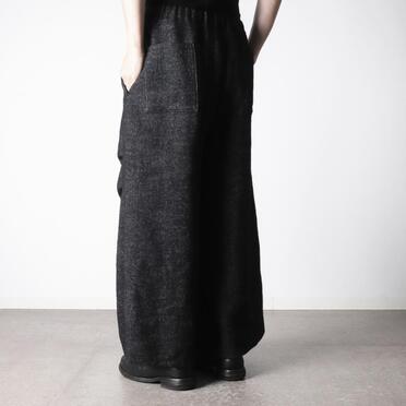 P-706 Knee-Tucked Easy Pants　DARK GRAY No.18