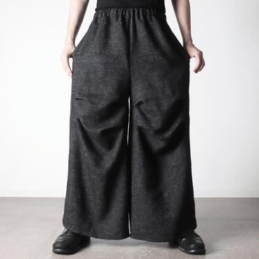 P-706 Knee-Tucked Easy Pants　DARK GRAY No.22