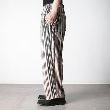 P-384 Striped Easy Pants　STRIPE No.17