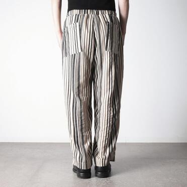 P-384 Striped Easy Pants　STRIPE No.19