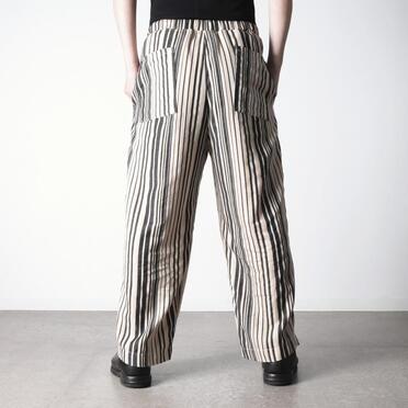 P-384 Striped Easy Pants　STRIPE No.20