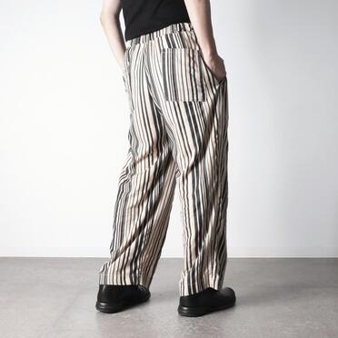 P-384 Striped Easy Pants　STRIPE No.21