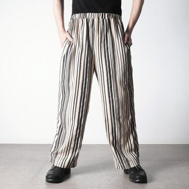 P-384 Striped Easy Pants　STRIPE No.22