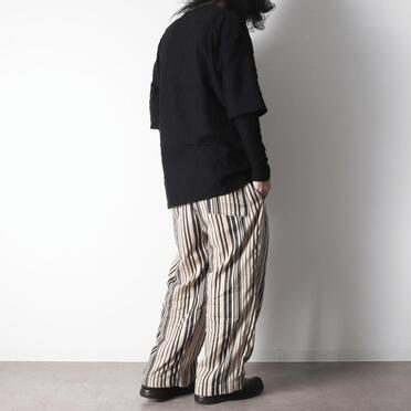 P-384 Striped Easy Pants　STRIPE No.26