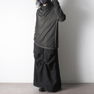 P-706 Knee-Tucked Easy Pants　DARK GRAY No.24