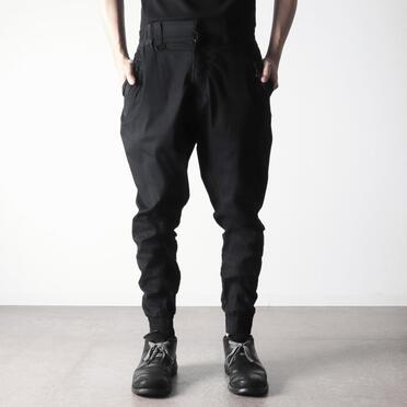 LINE JOGGER PANTS　DUST BLACK No.21