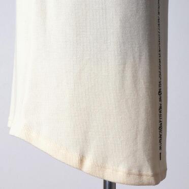 Back-Printed Waffle Jersey Tank Top　IVORY No.12