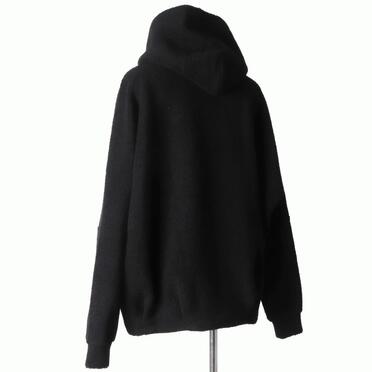 Pile Dolman Hoodie Pullover　BLACK No.4