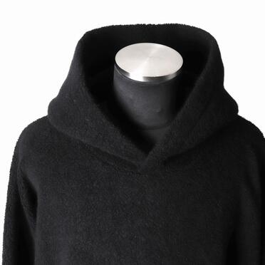 Pile Dolman Hoodie Pullover　BLACK No.7