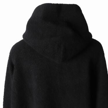 Pile Dolman Hoodie Pullover　BLACK No.9