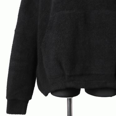 Pile Dolman Hoodie Pullover　BLACK No.10