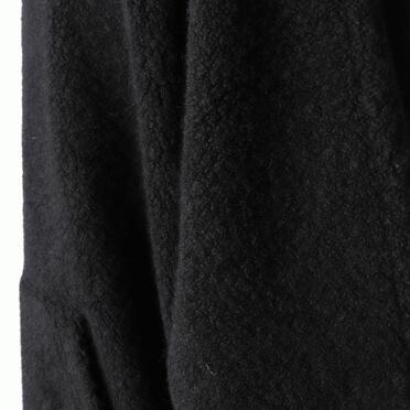 Pile Dolman Hoodie Pullover　BLACK No.12