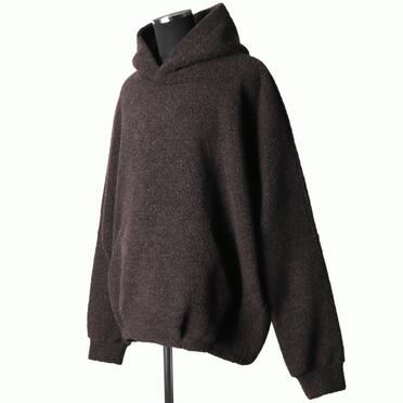 Pile Dolman Hoodie Pullover　KHAKI No.2