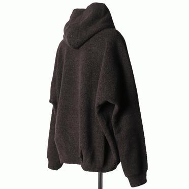 Pile Dolman Hoodie Pullover　KHAKI No.6
