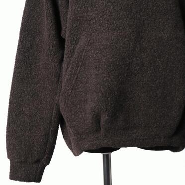 Pile Dolman Hoodie Pullover　KHAKI No.10