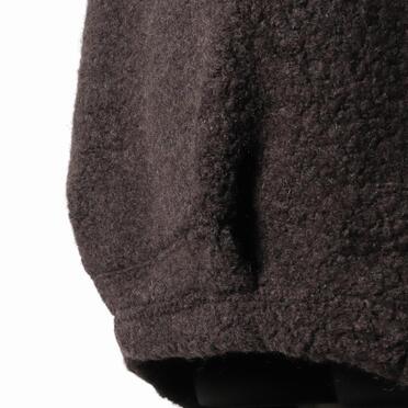 Pile Dolman Hoodie Pullover　KHAKI No.12