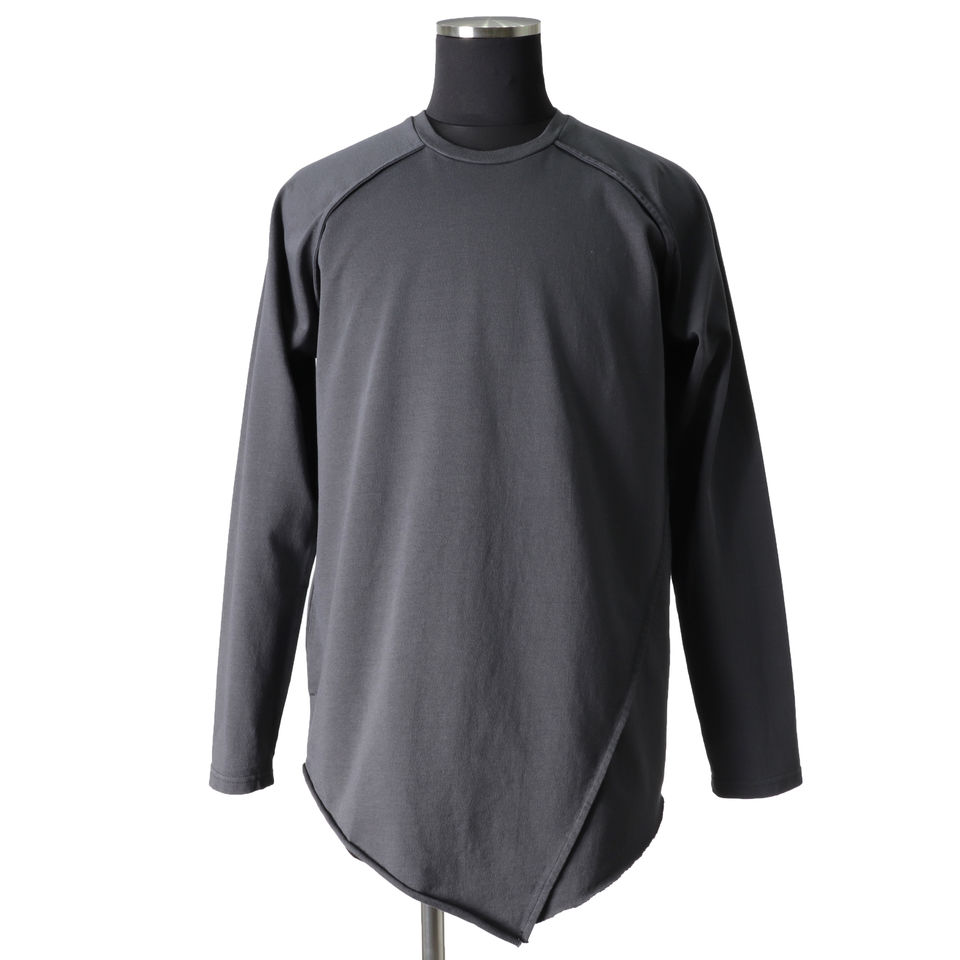 RAGLAN SEAM L/S　OSMIUM GRAY