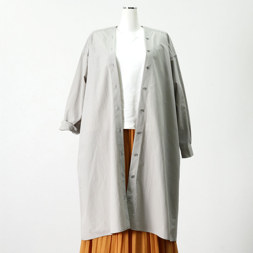 no-collar shirt ops　MINT