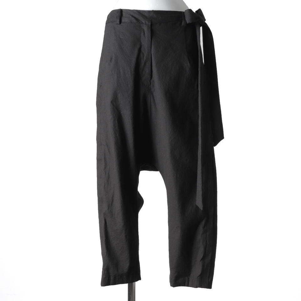 Li/Ry/Pu Sarrouel Pants　BLACK
