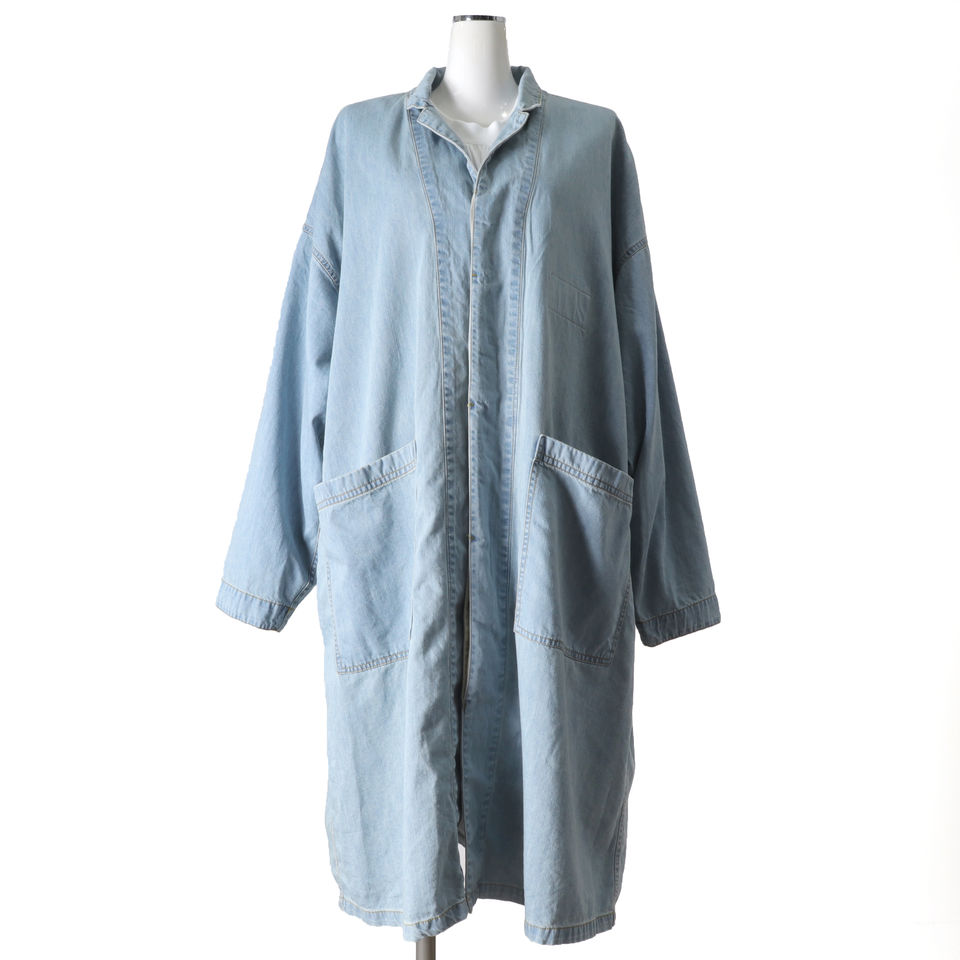 MIDIUMISOLID denim shirt coat　L.BLUE