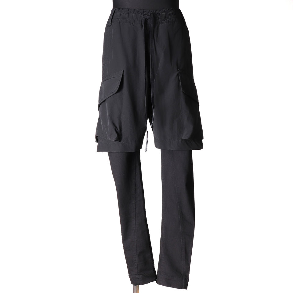 Layered Pants　BLACK