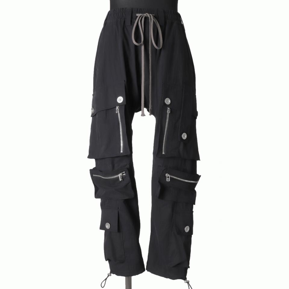 Cargo Long Pants　BLACK