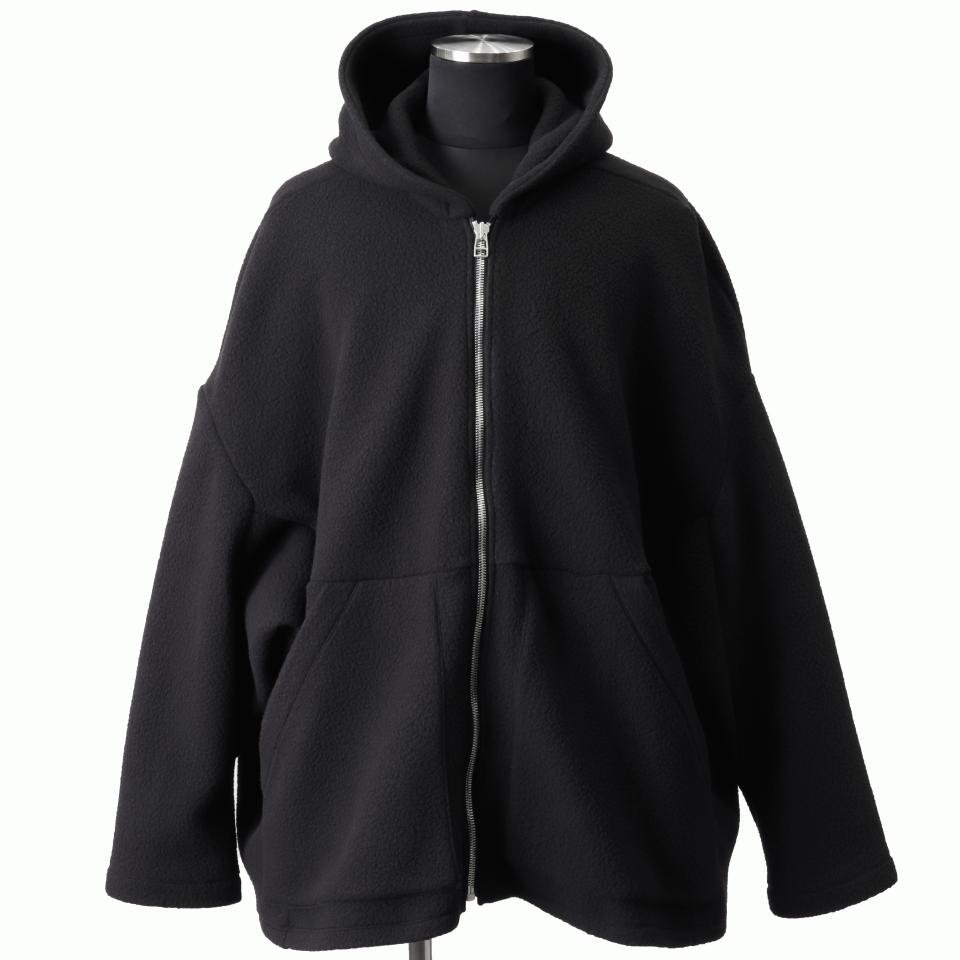 Fleece Dolman Hoodie　BLACK