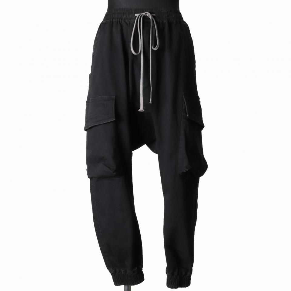 Denim Sarrouel Easy Pants　BLACK