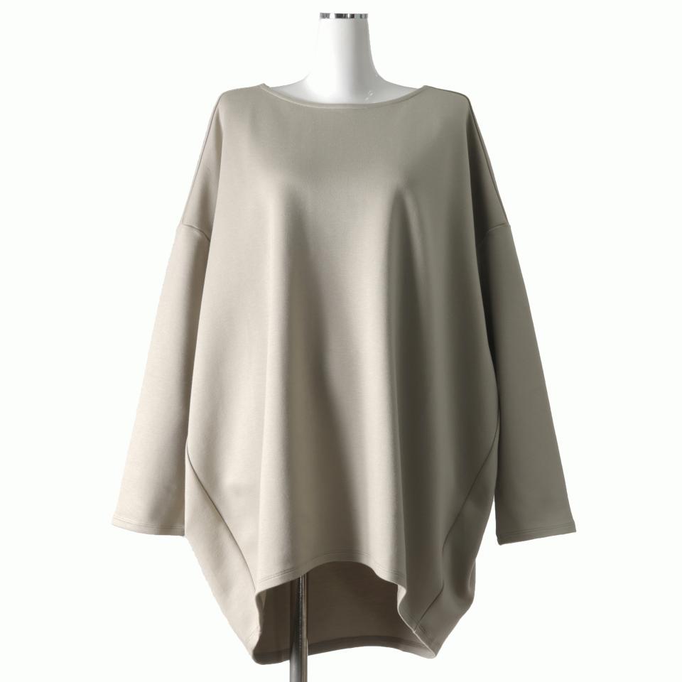 boat neck cocoon P/O　BEIGE