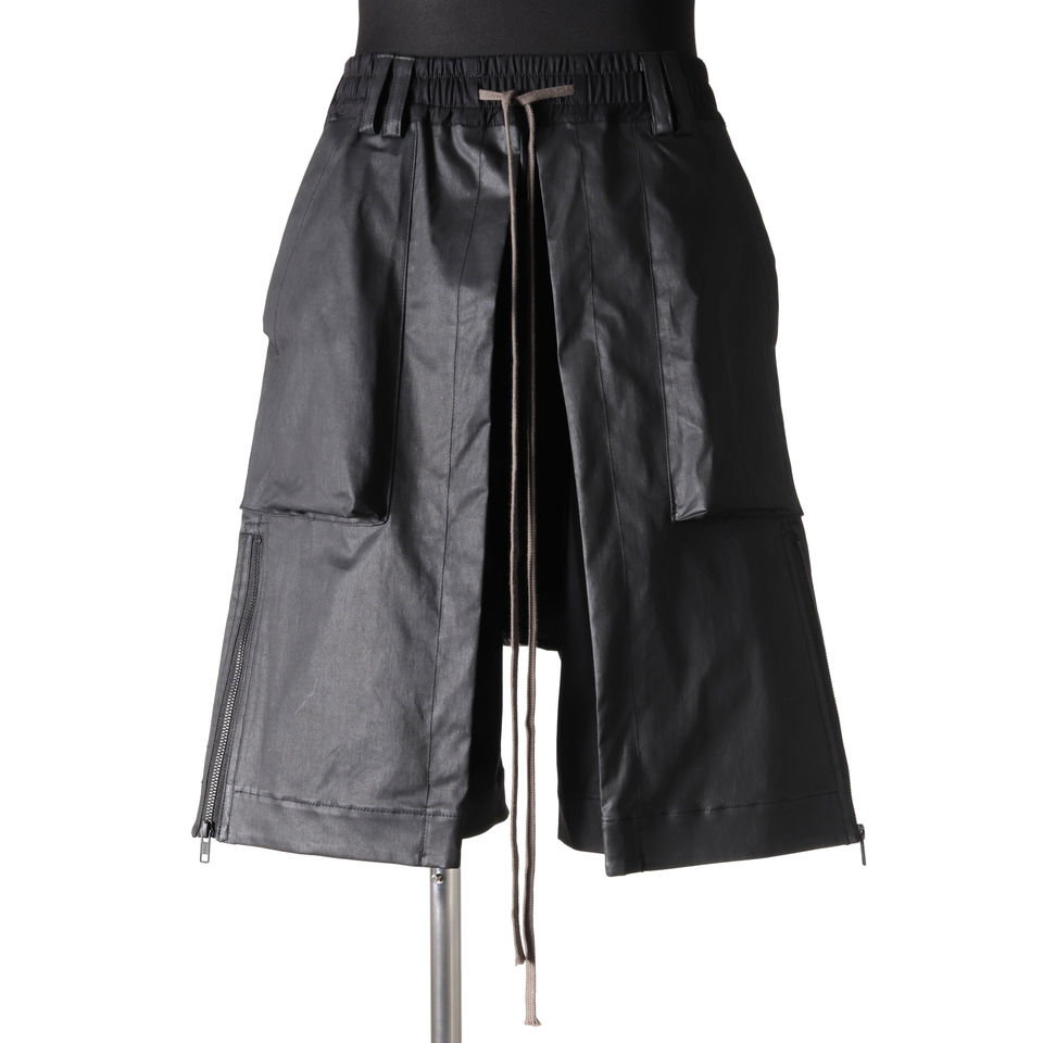Coated Stretch Layered Shorts　BLACK　arco LIMITED EDITION