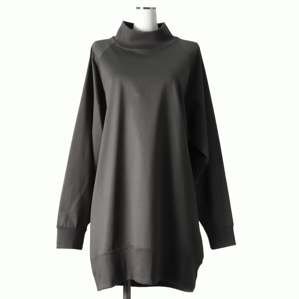 high neck tunic P/O　C.GRAY