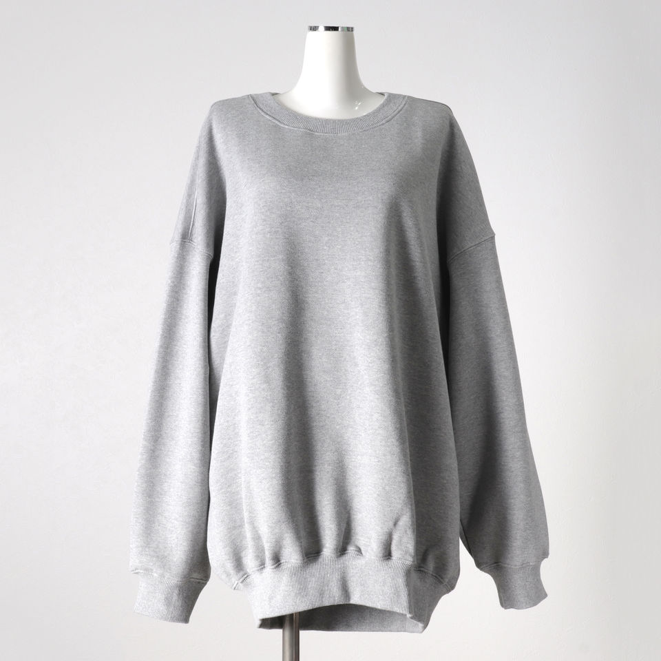 MIDIUMISOLID sweat PO　GRAY