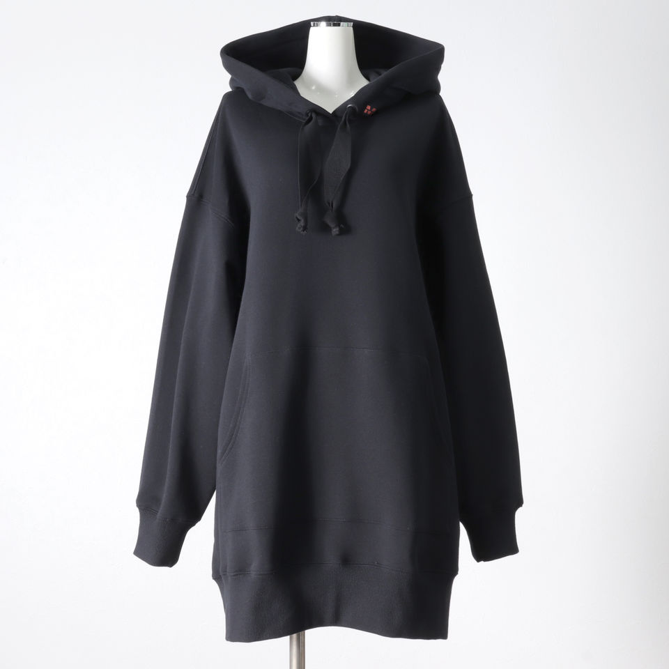 MIDIUMISOLID sweat parka　BLACK