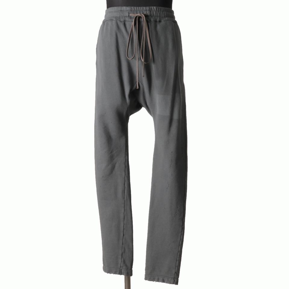 Damage Sweat Sarrouel Skinny　GREY