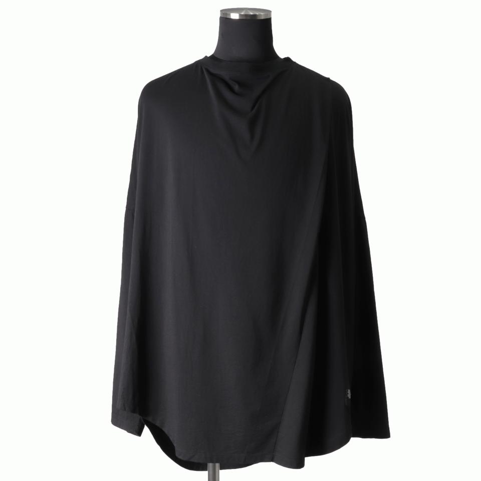 DRAPE LS T-SHIRTS　BLACK