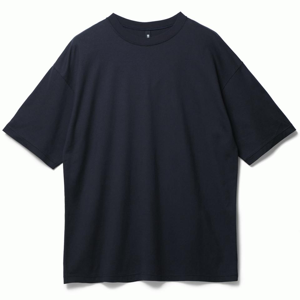 DROP SHOULDER-T　NAVY