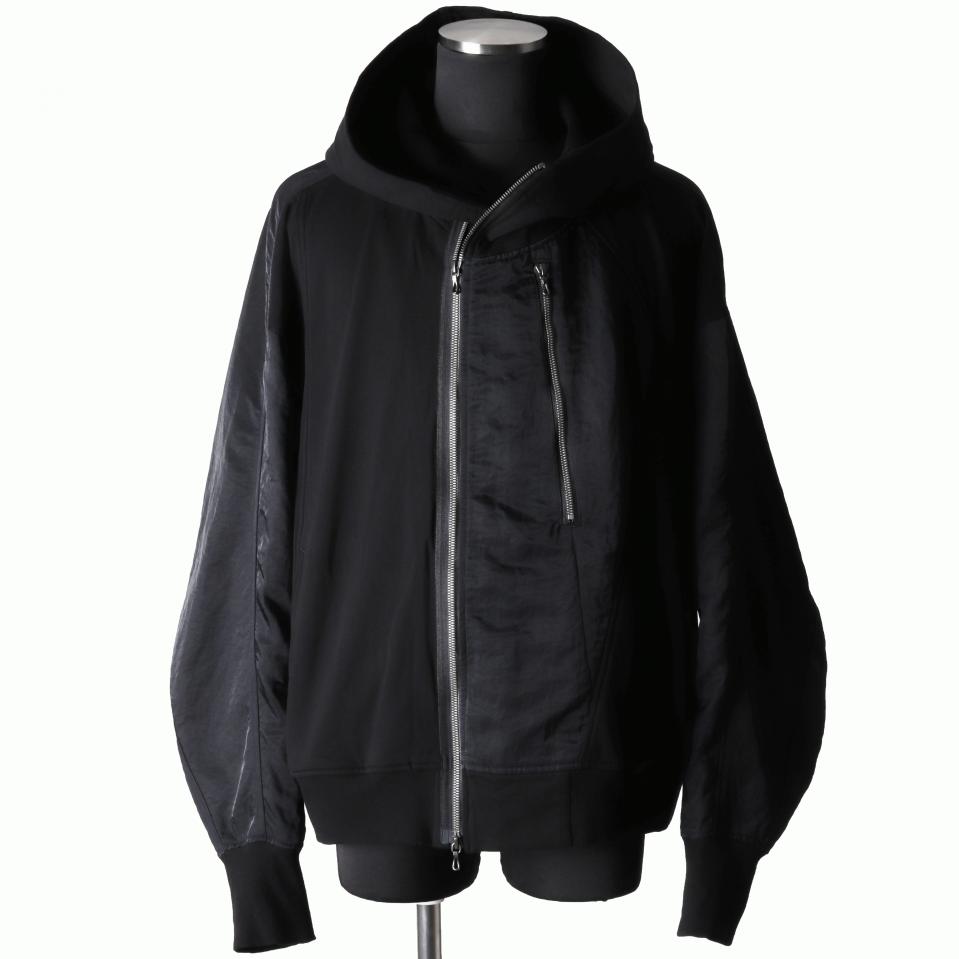 907CUM1 COTTON SWEAT　BLACK