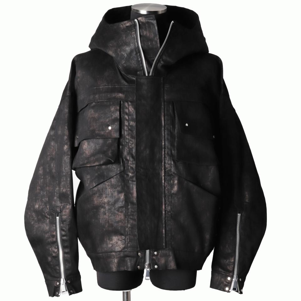 Hooded Blouson　BK×BR