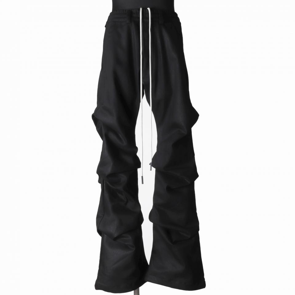 Boots Cut Tuck Pants　BLACK
