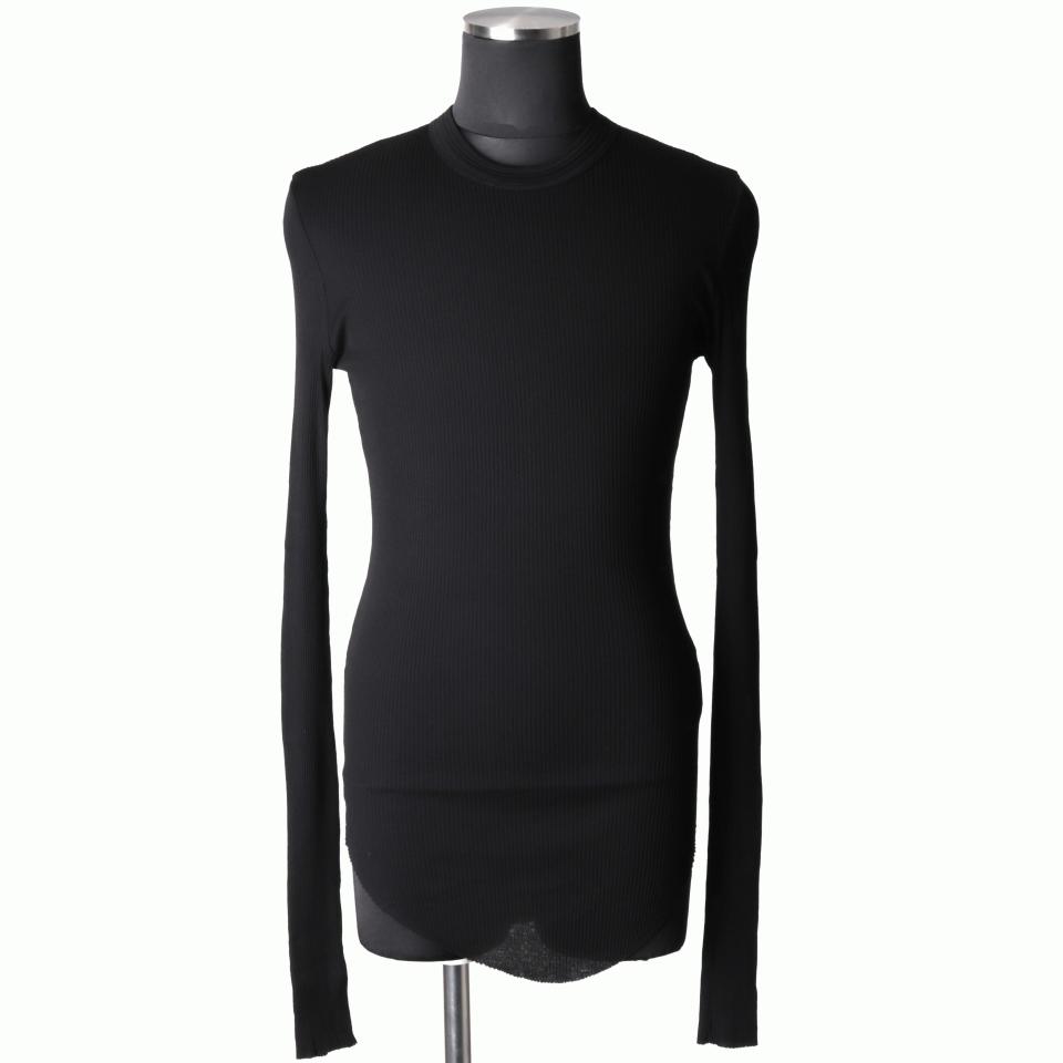 917CUM7 COTTON/SILK RIB　BLACK