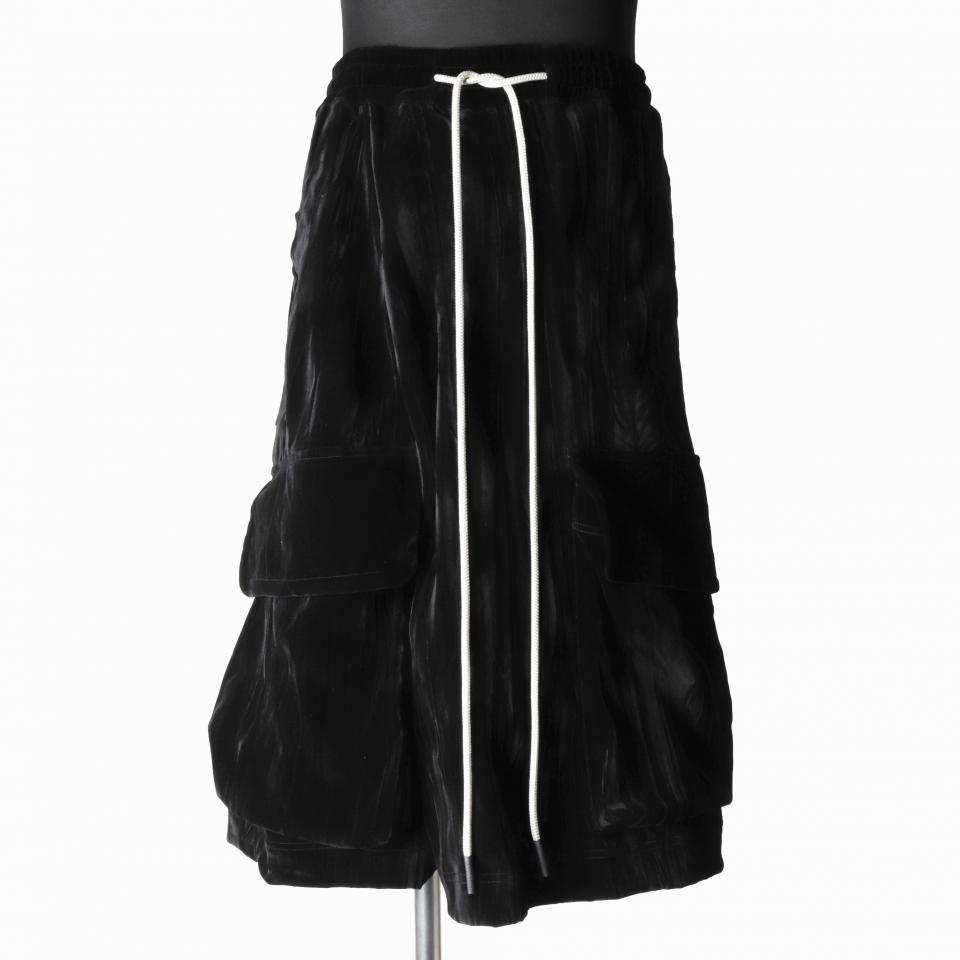 Wrap Skirts Pants　BLACK