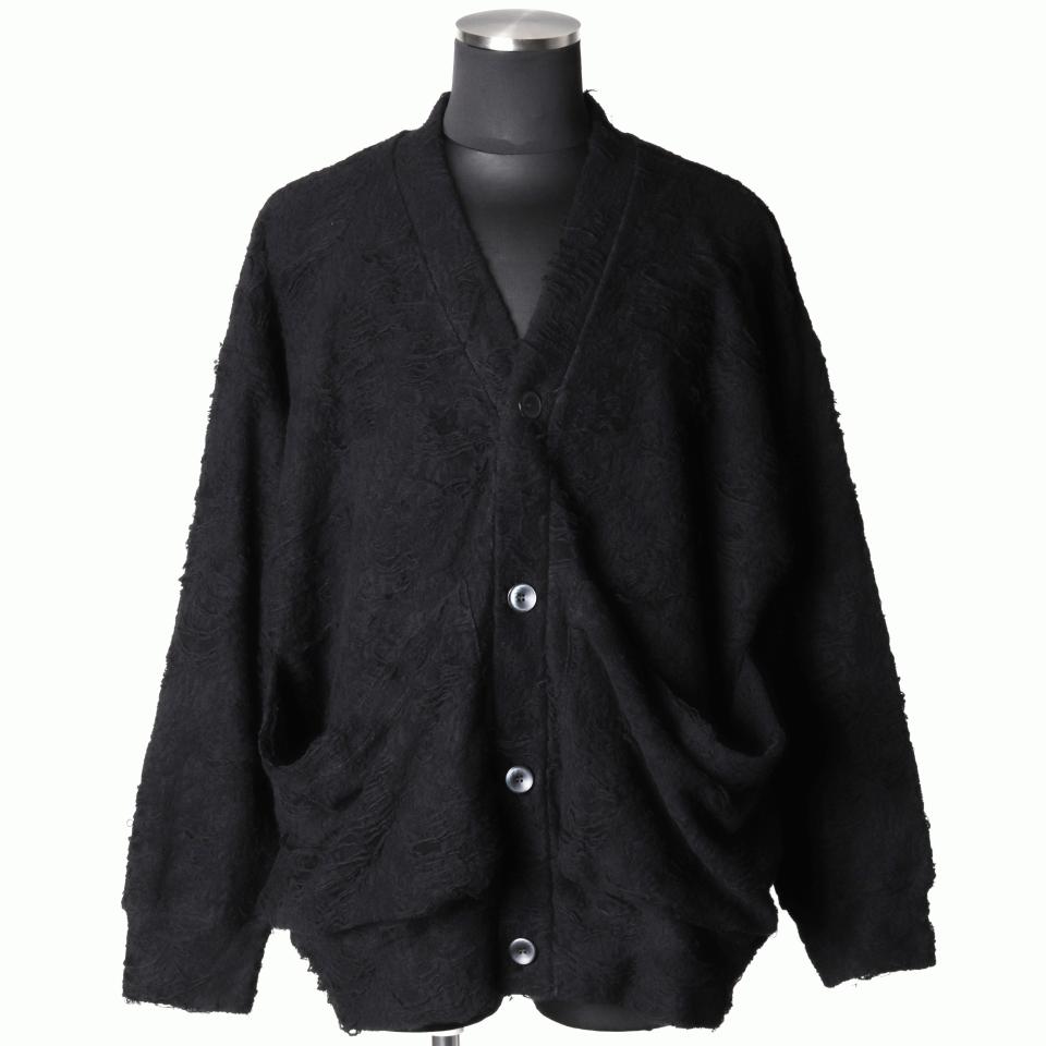 Jumbo Cardigan　BLACK
