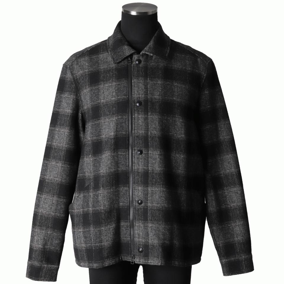 FLANNEL SHIRT　BLACK