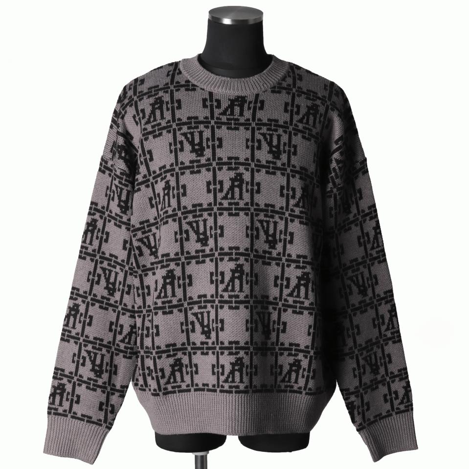 Jacquard Knit Pullover　BR×DBR