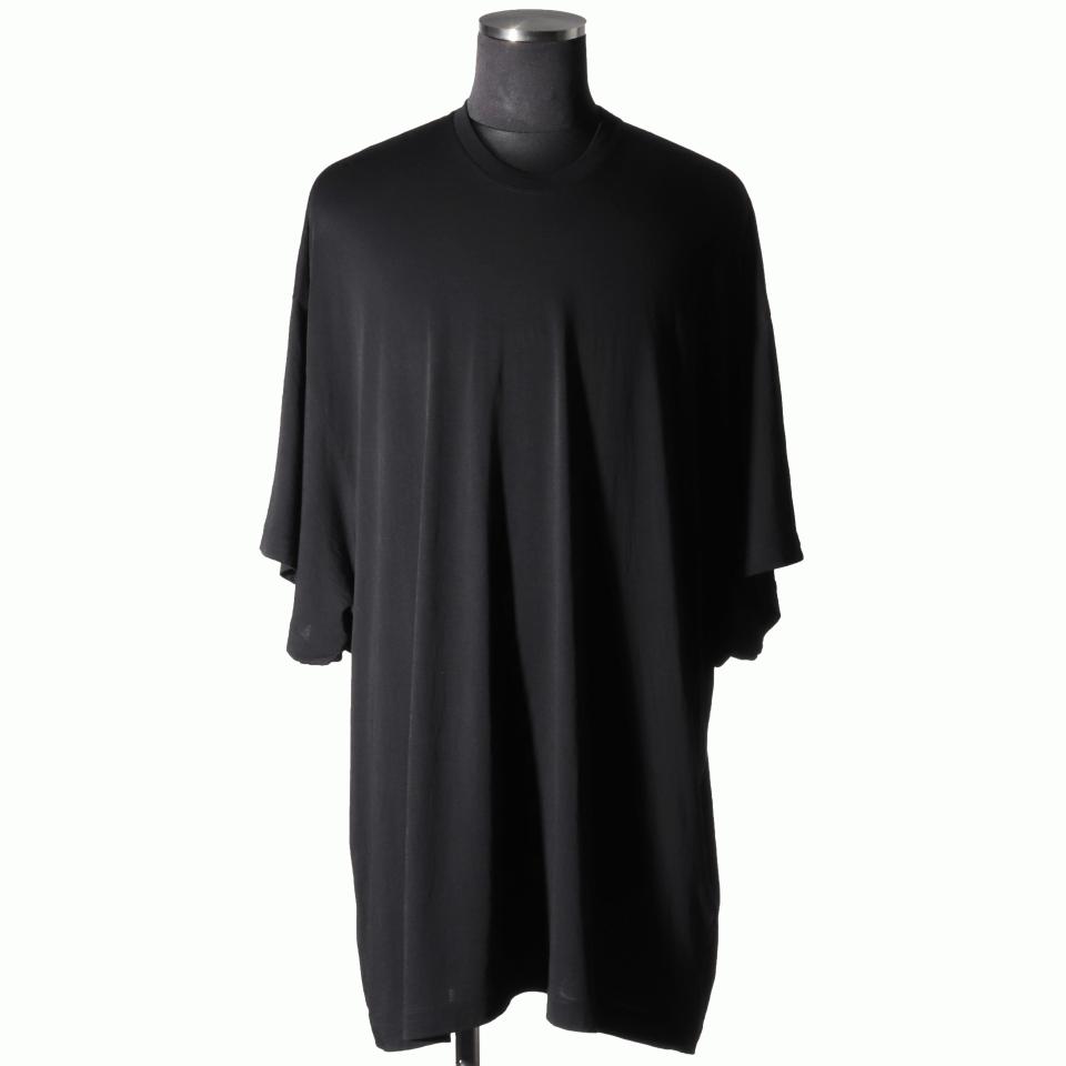 937CUM18 CUPRO/COTTON JERSEY　BLACK