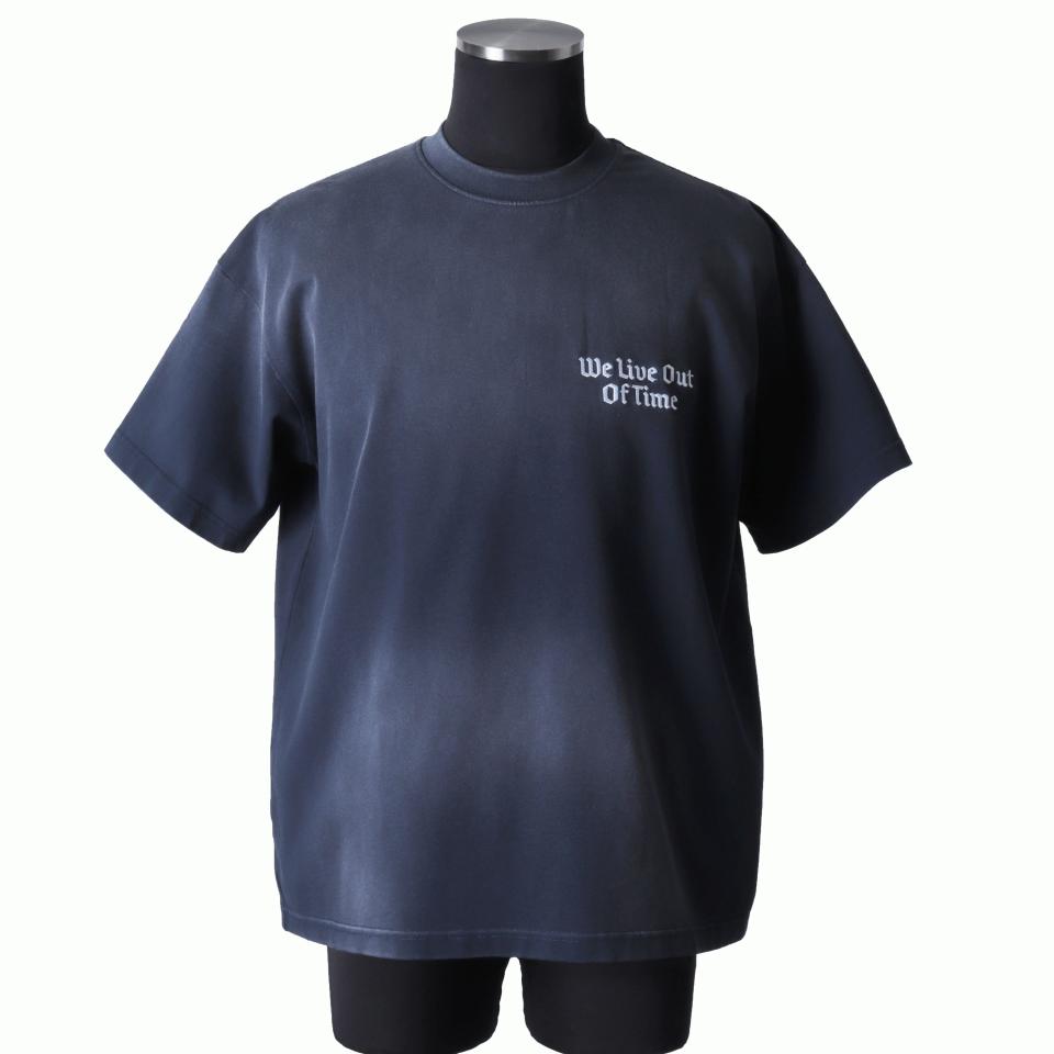 EMBROIDERY T-SHIRT NAVY