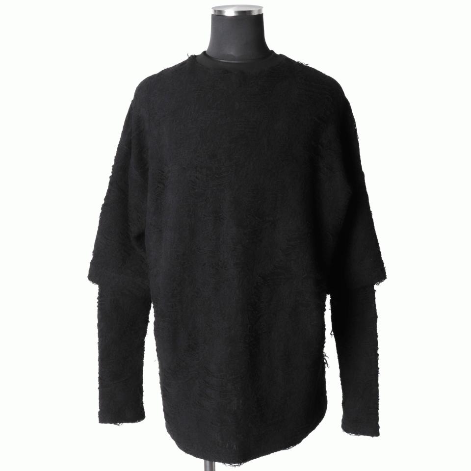 Layered Long Sleeve　BLACK
